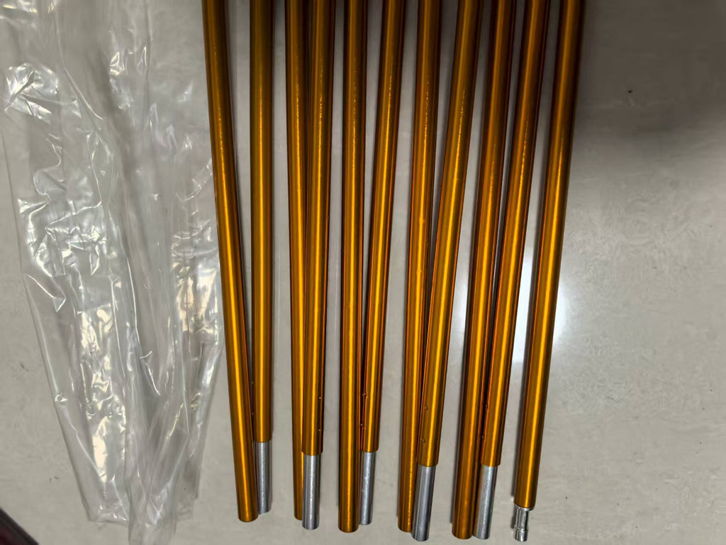 1pc 9.5mm 7001 Aluminum Alloy Tent Pole | 3.49m 4.2m 4.02m 4.42m 4.53m 4.82m 4.87m 5.45m 5.62m 5.87m Replacement Poles Tent Repair