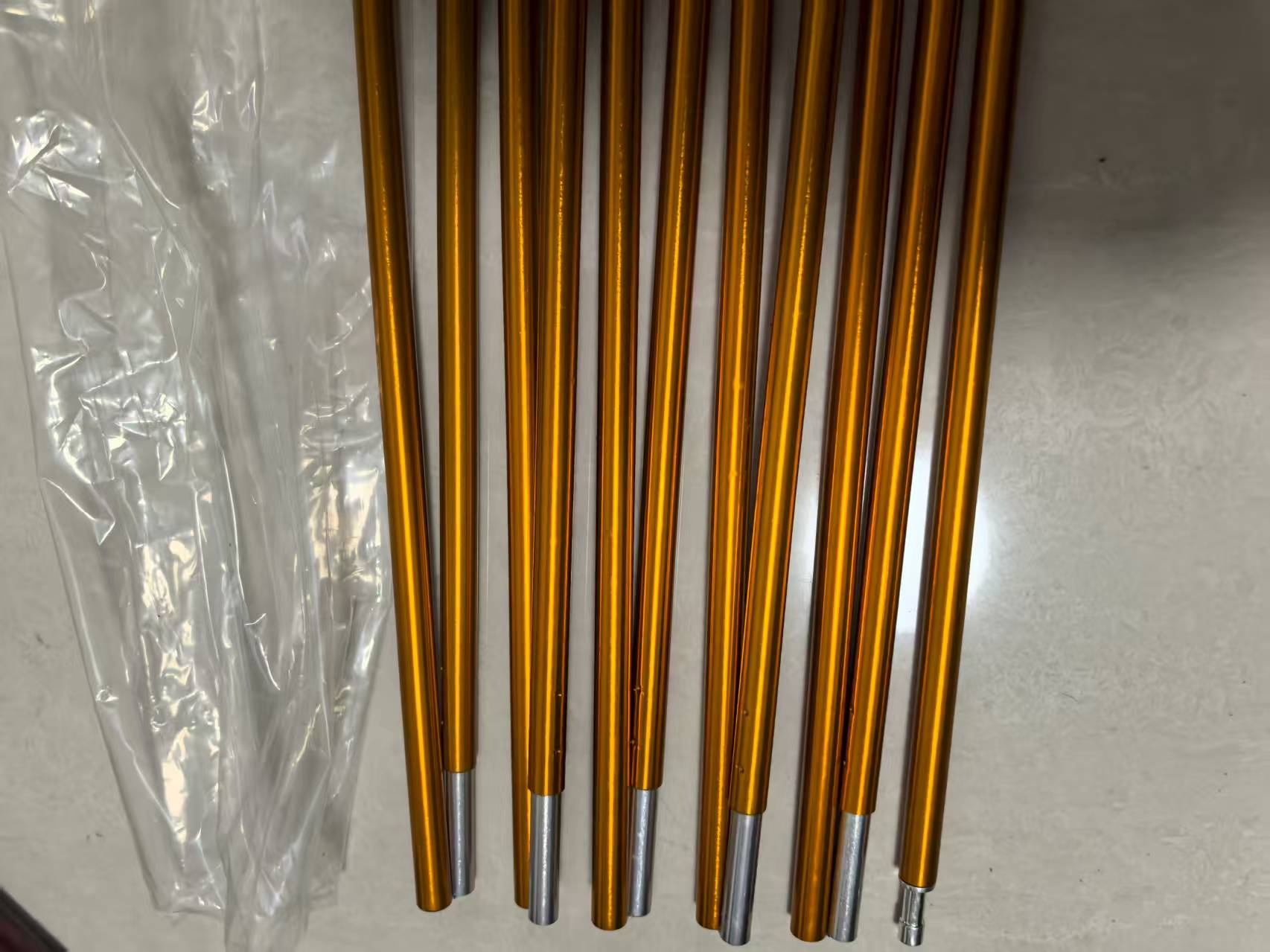 1pc 9.5mm 7001 Aluminum Alloy Tent Pole | 3.49m 4.2m 4.02m 4.42m 4.53m 4.82m 4.87m 5.45m 5.62m 5.87m Replacement Poles Tent Repair