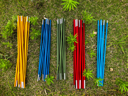 1pc 8.5mm 7001 Aluminum Alloy Tent Poles Replacement 3.6M-4.05M Lightweight Tent Support Rod for Camping Hiking Outdoor Tent Repair