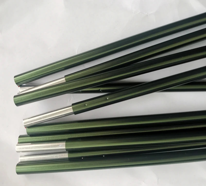 1pc 8.5mm 7001 Aluminum Alloy Tent Poles Replacement 370cm Lightweight Durable Camping Awning Repair Rod Tent Support Repair Poles