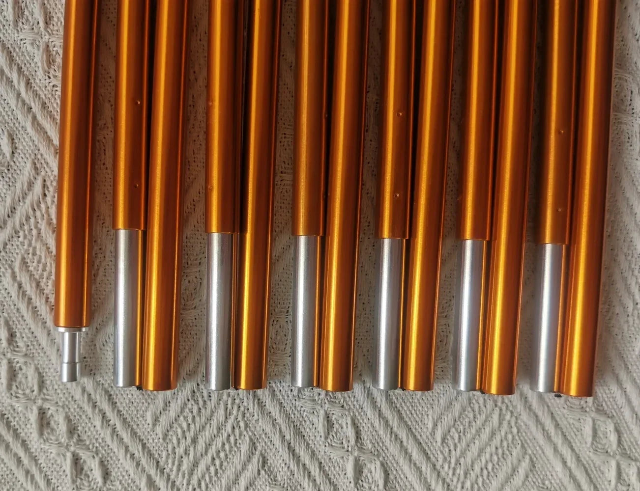 11mm 7001 Aluminum Alloy Tent Pole Replacement 475cm-693cm | Lightweight Durable Camping Awning Repair Support Rod Size