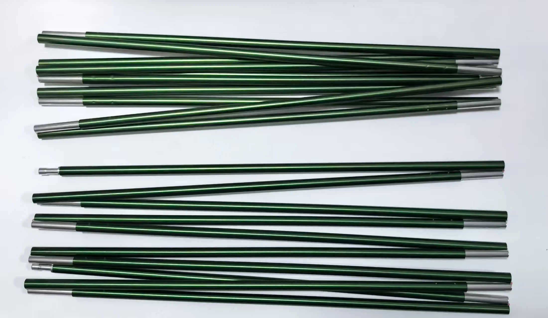1pc 8.5mm 7001 Aluminum Alloy Tent Poles Replacement 363cm-405cm Lightweight Durable Camping Awning Repair Rod Tent Support Repair Poles