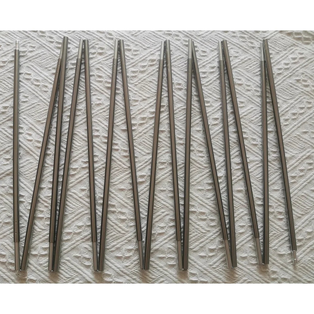 1pc 8.5mm 7001 Aluminum Alloy Tent Poles Replacement 363cm-405cm Lightweight Durable Camping Awning Repair Rod Tent Support Repair Poles