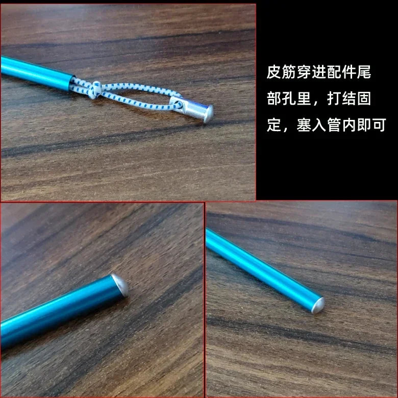 5Pcs Replacement Tent Pole End Plugs Aluminium End Tips for 8.5mm 9.5mm 11mm 13mm Camping Tent Repair