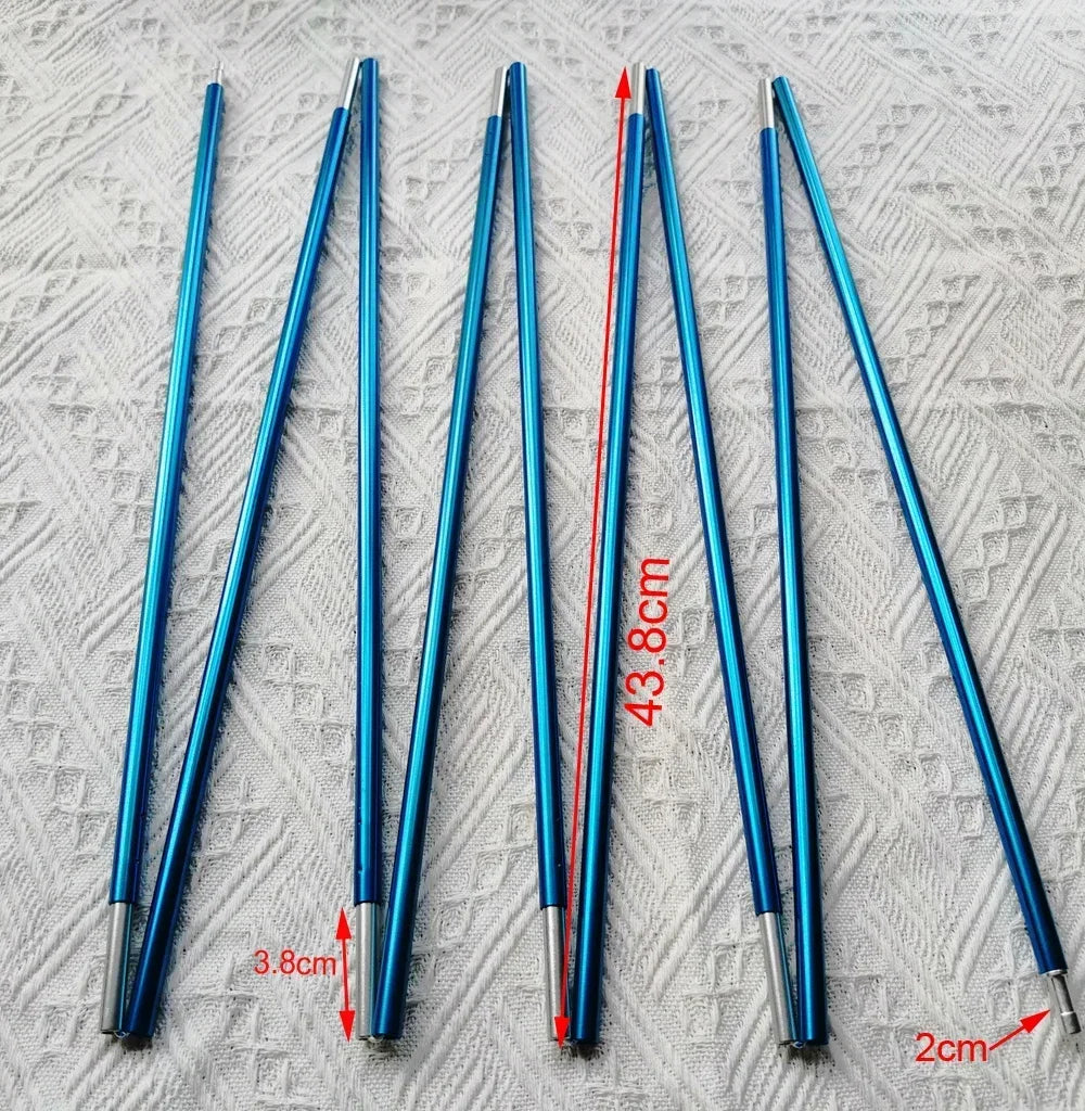 7001  Aluminum Alloy Tent Poles 8.5mm | Camping Tent Replacement Rods 2.83M 3.23M 3.63M4.03M4.43M 4.83M