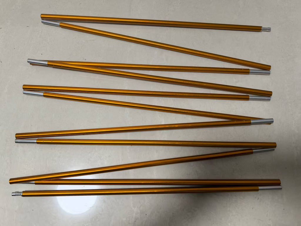1pc 9.5mm 7001 Aluminum Alloy Tent Pole | 3.49m 4.2m 4.02m 4.42m 4.53m 4.82m 4.87m 5.45m 5.62m 5.87m Replacement Poles Tent Repair